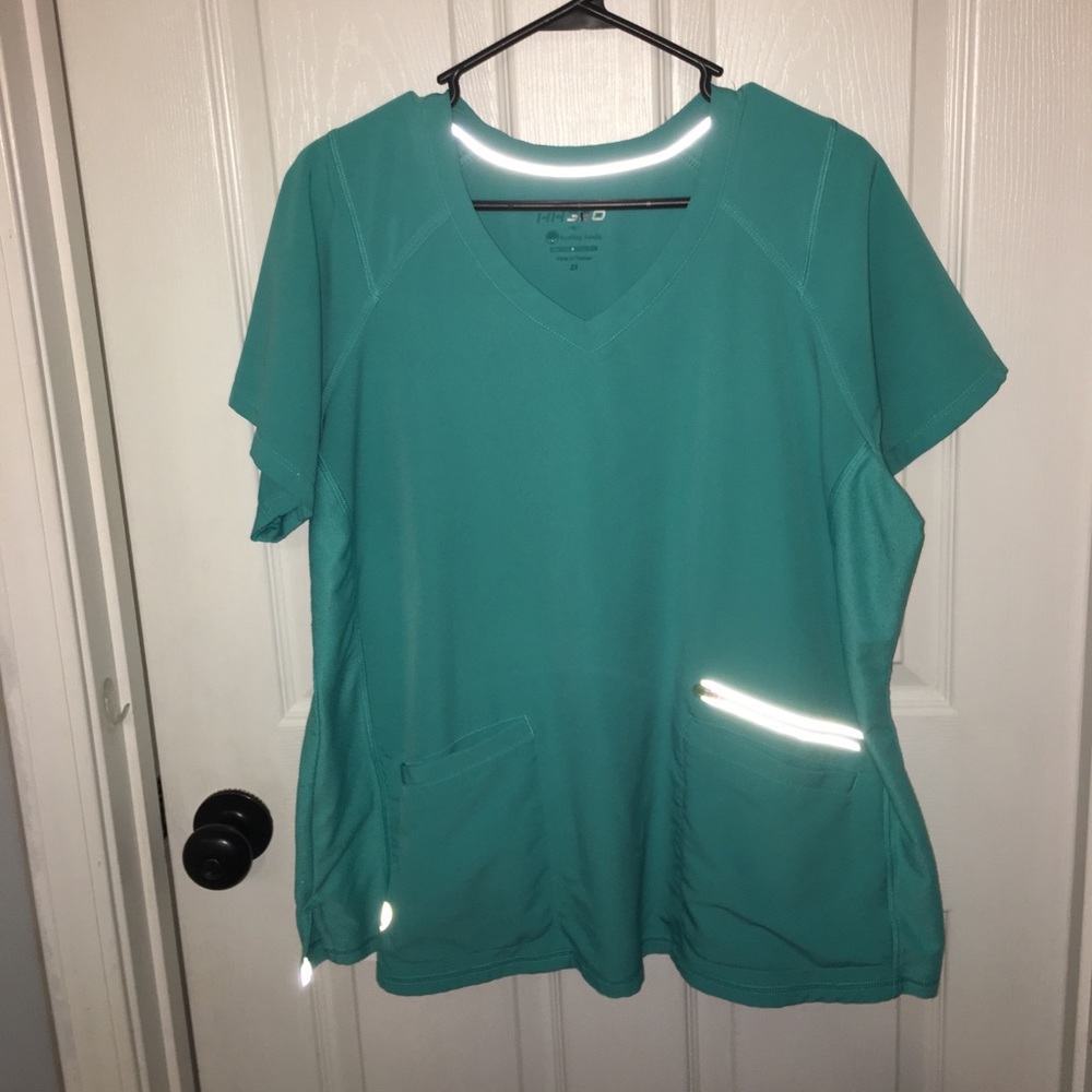 Healing hands scrub top